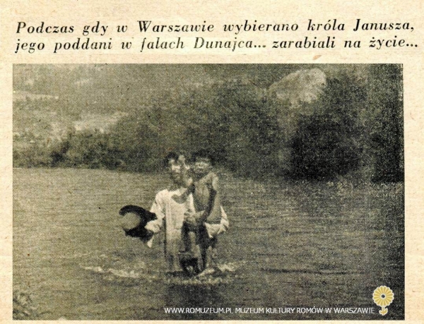 &quot;Jak było naprawdę na koronacji Janusza I-ego, króla cyganów&quot; - w falach Dunajca