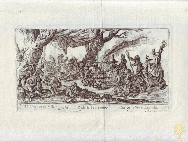 Obóz Cyganów (rewers), Jacques Callot