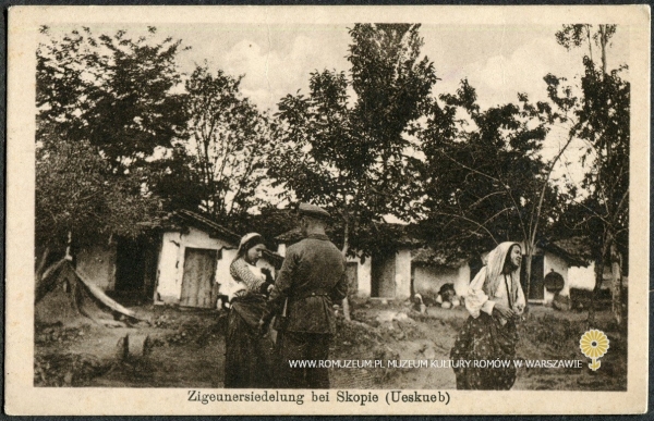 Macedonien, Zigeunersiedelung bei Skopie