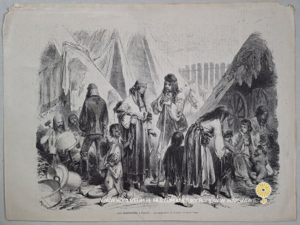 Les Bohémiens à Paris Le campement de la Porte Saint Ouen