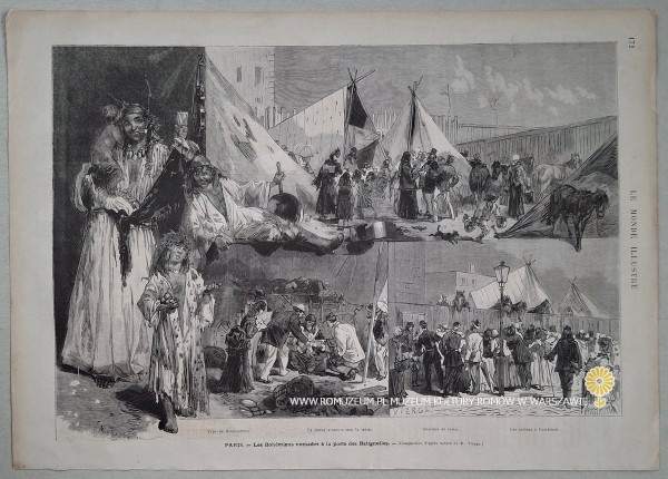 Paris Les Bohémiens nomades à la porte des Batignolles